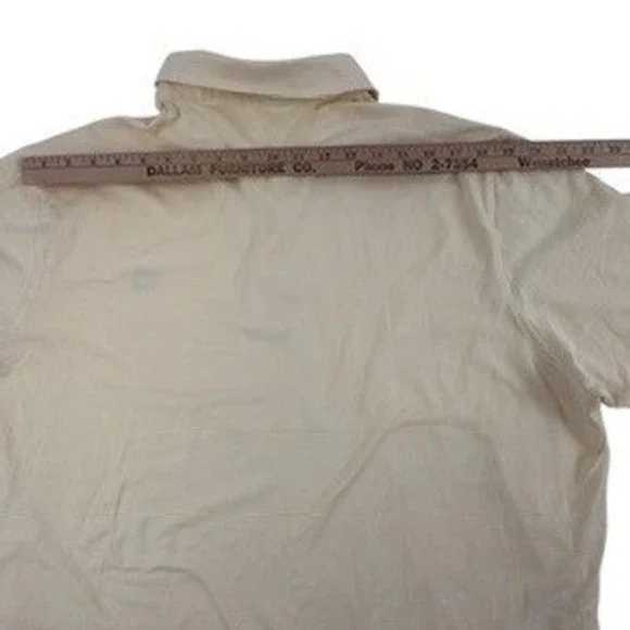 Masters Clubhouse Collection Polo Shirt Mens XXL Yellow Striped Golf CCK1780-01 - Picture 12 of 12